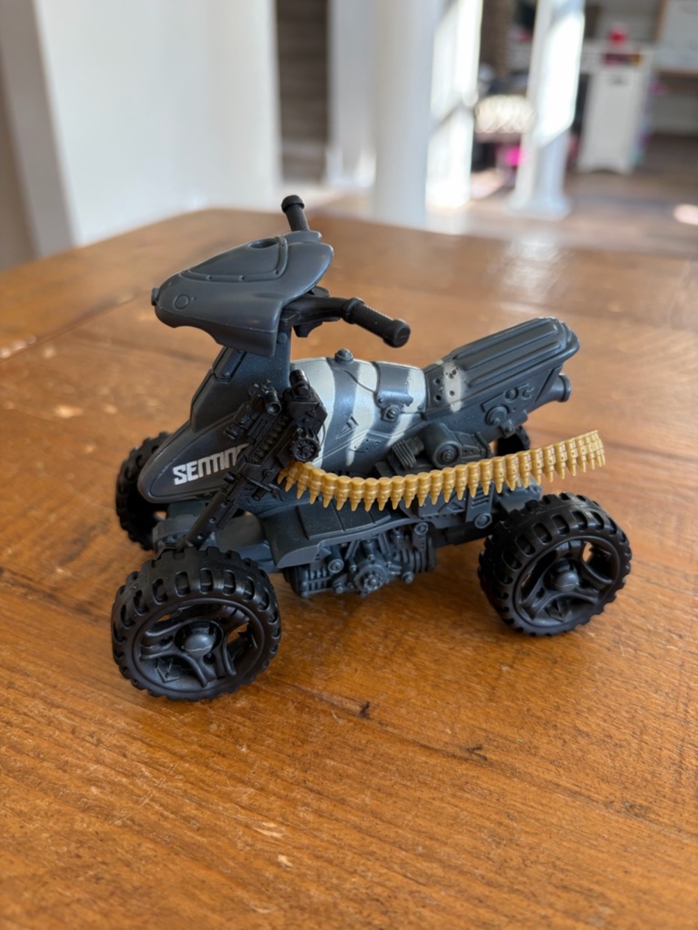 Chap Mei Soldier Force Sentinel 1 Armed Dirt Bike Military Toy Vehicle as is